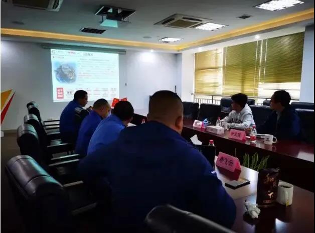 中車株洲電力機車有限公司供應(yīng)鏈管理及車輪技術(shù)專家，到合肥萬力輪胎訪問